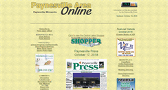 Desktop Screenshot of paynesvillearea.com